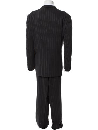 Giorgio Armani Wool Striped Two-Piece Suit