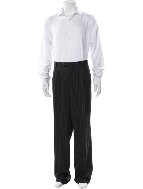 Giorgio Armani Wool Striped Two-Piece Suit