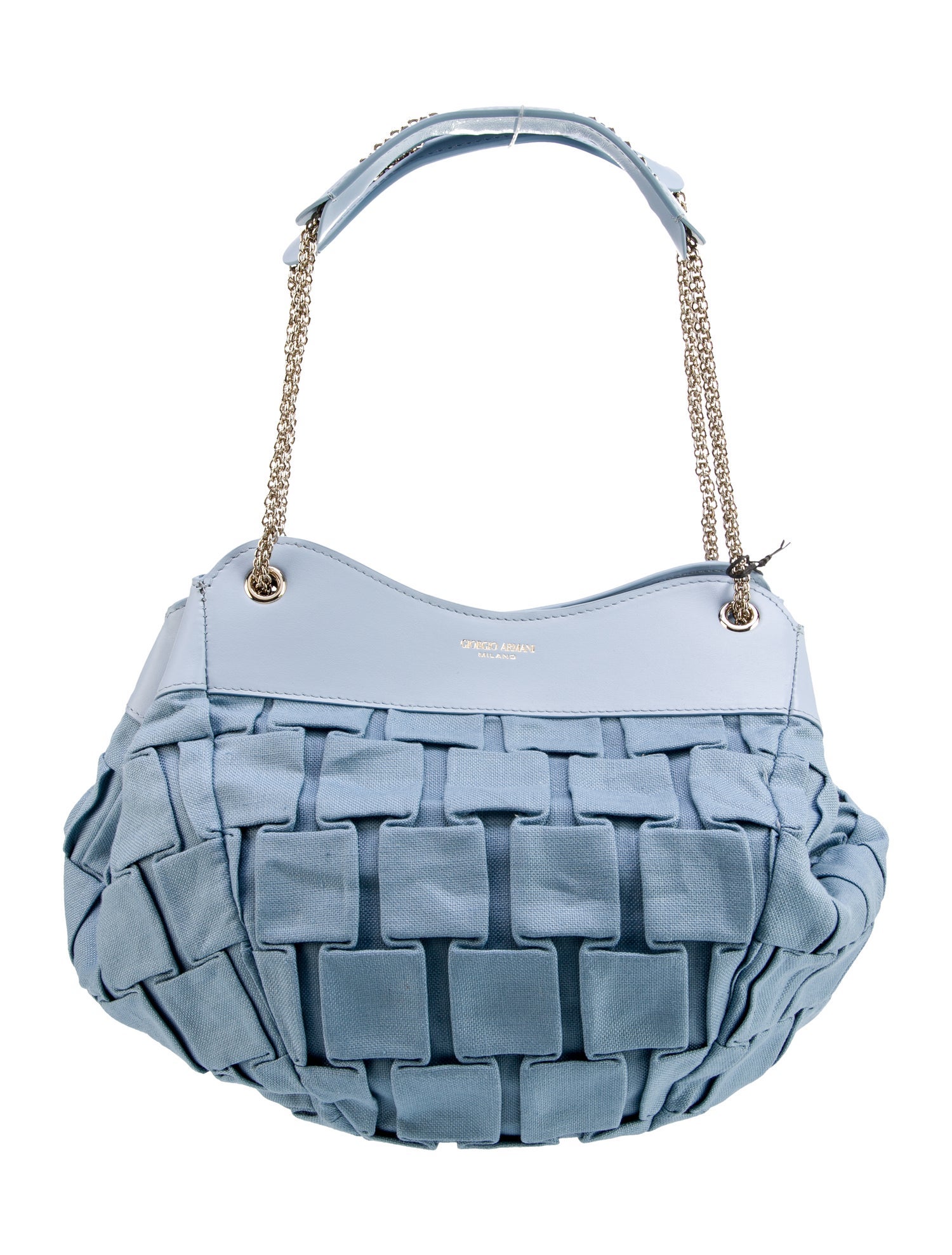 Giorgio Armani Leather Shoulder Bag w/ Tags