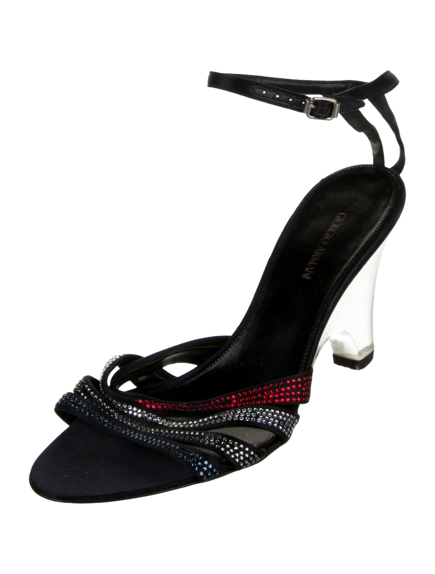 Giorgio Armani Satin Sandals