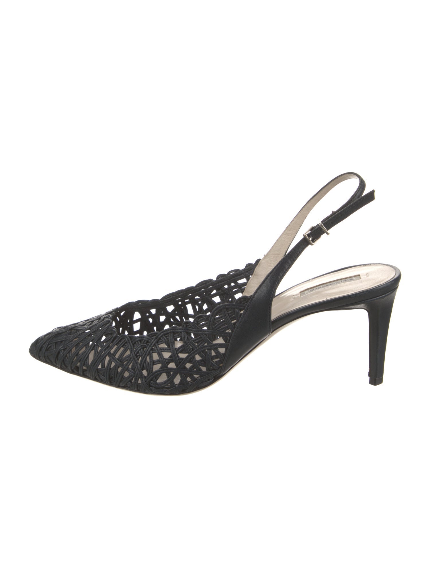 Giorgio Armani Leather Slingback Pumps