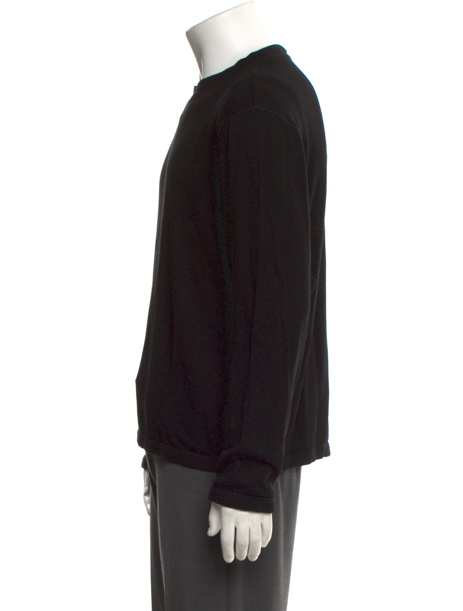 Giorgio Armani Crew Neck Long Sleeve Pullover