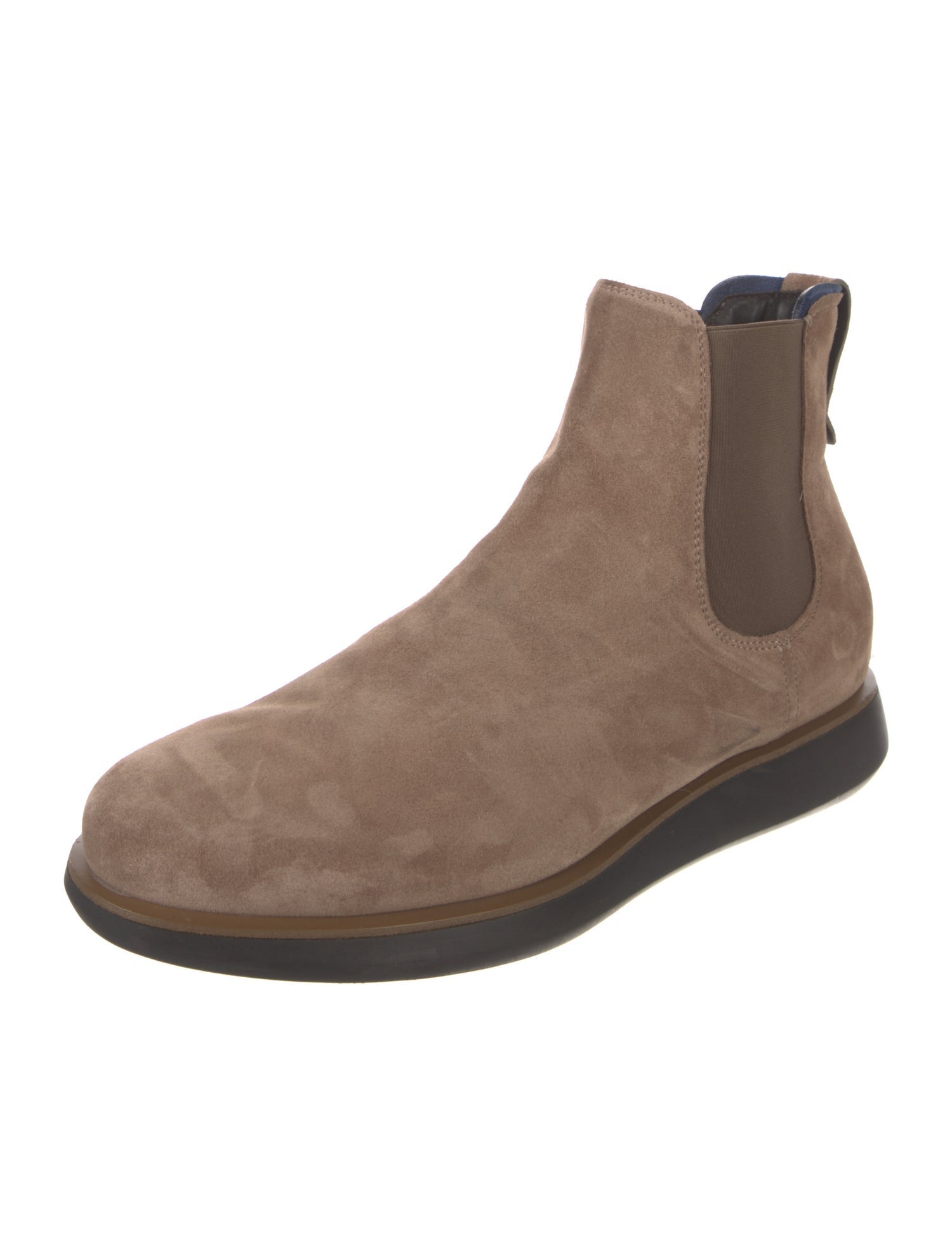 Giorgio Armani Suede Chelsea Boots