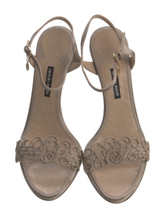 Giorgio Armani Leather Sandals