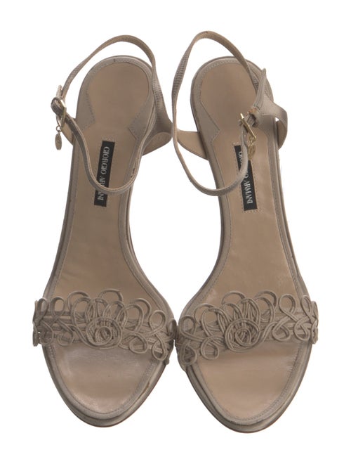 Giorgio Armani Leather Sandals