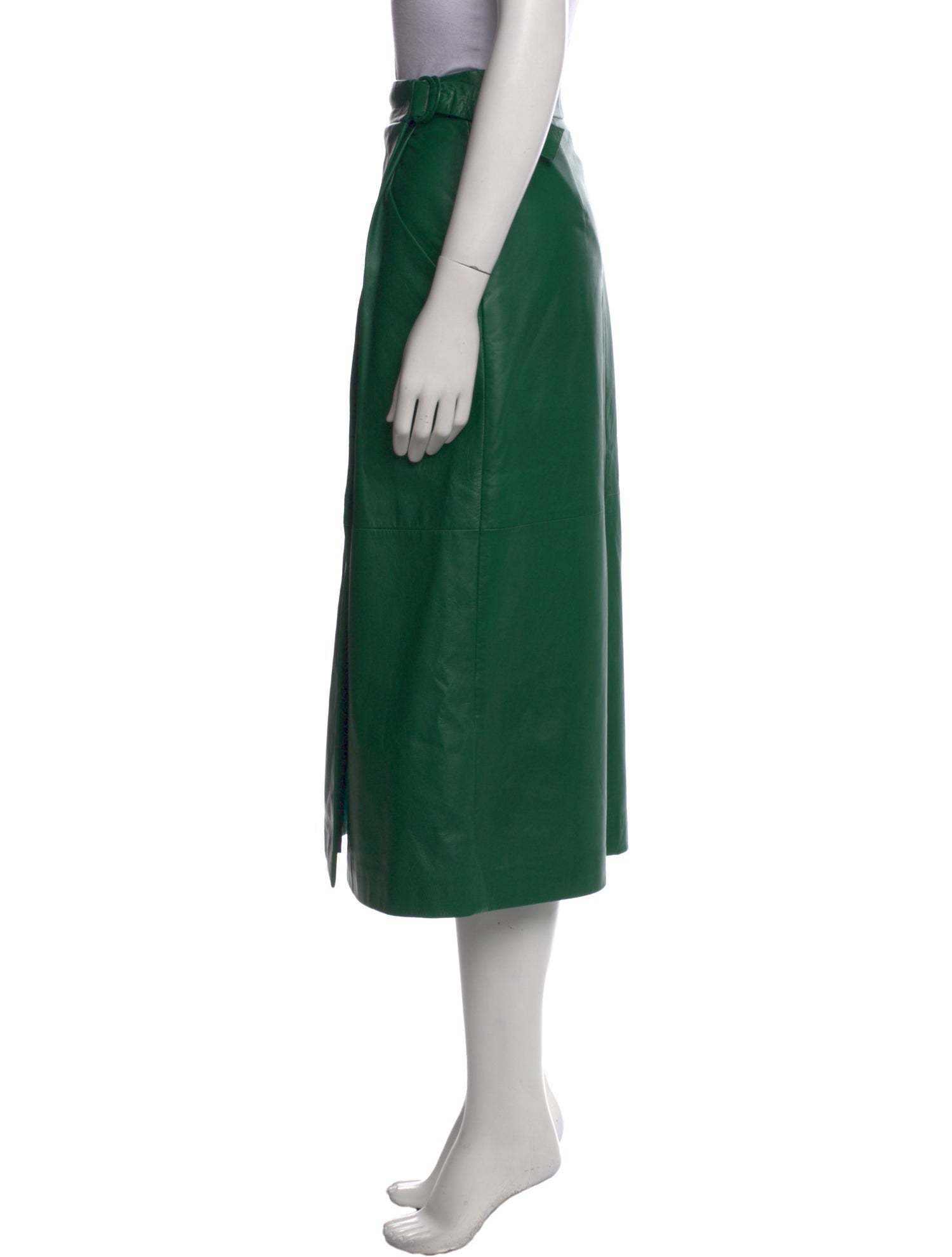 Giorgio Armani Pleated Accents Midi Length Skirt