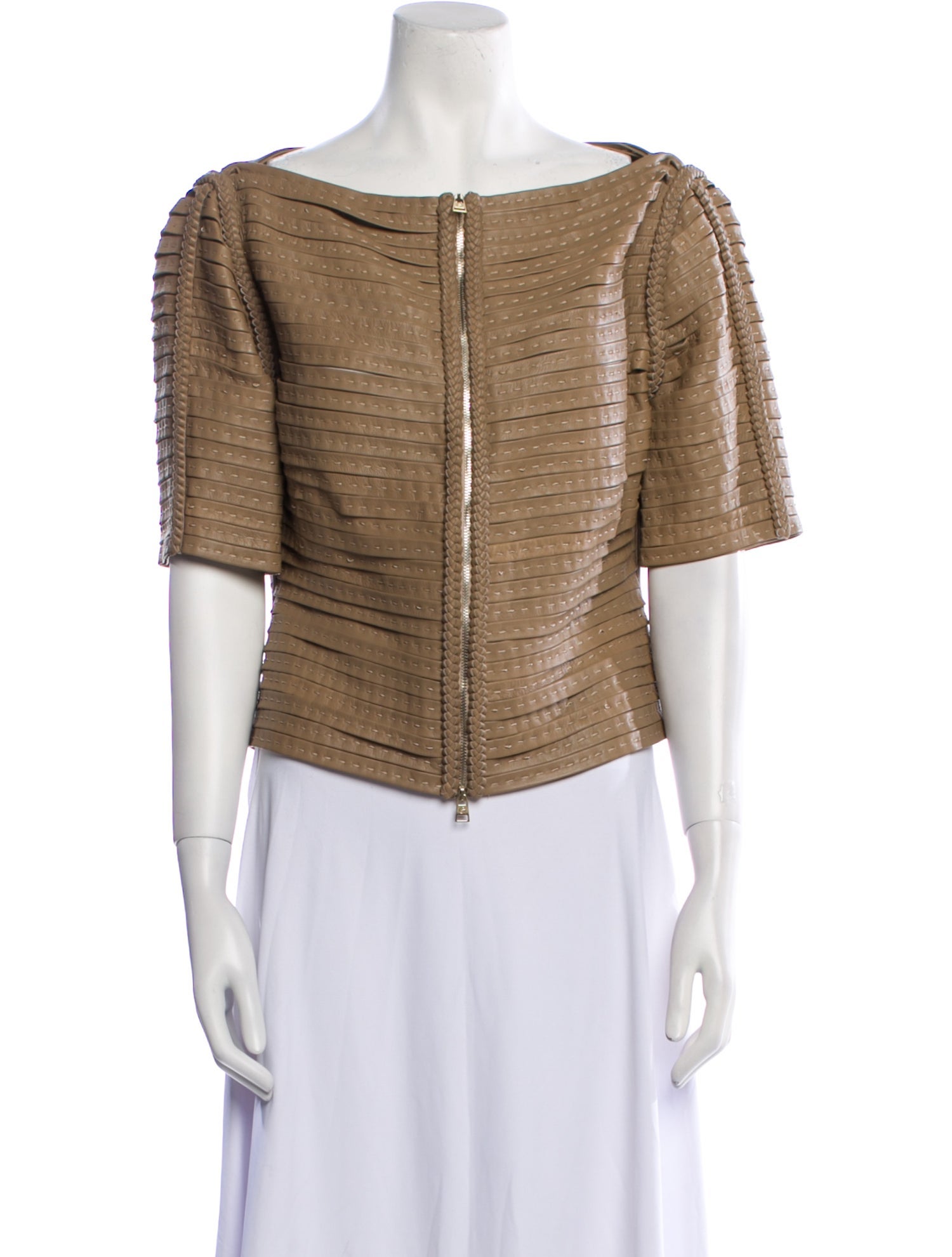 Giorgio Armani 2015 Lamb Leather Evening Jacket