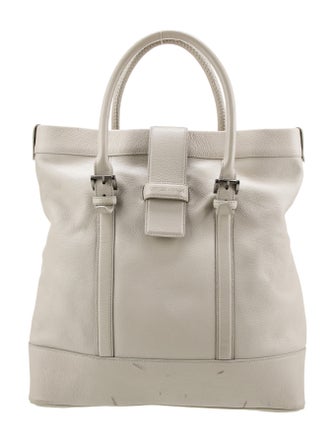 Giorgio Armani Leather Top Handle Bag