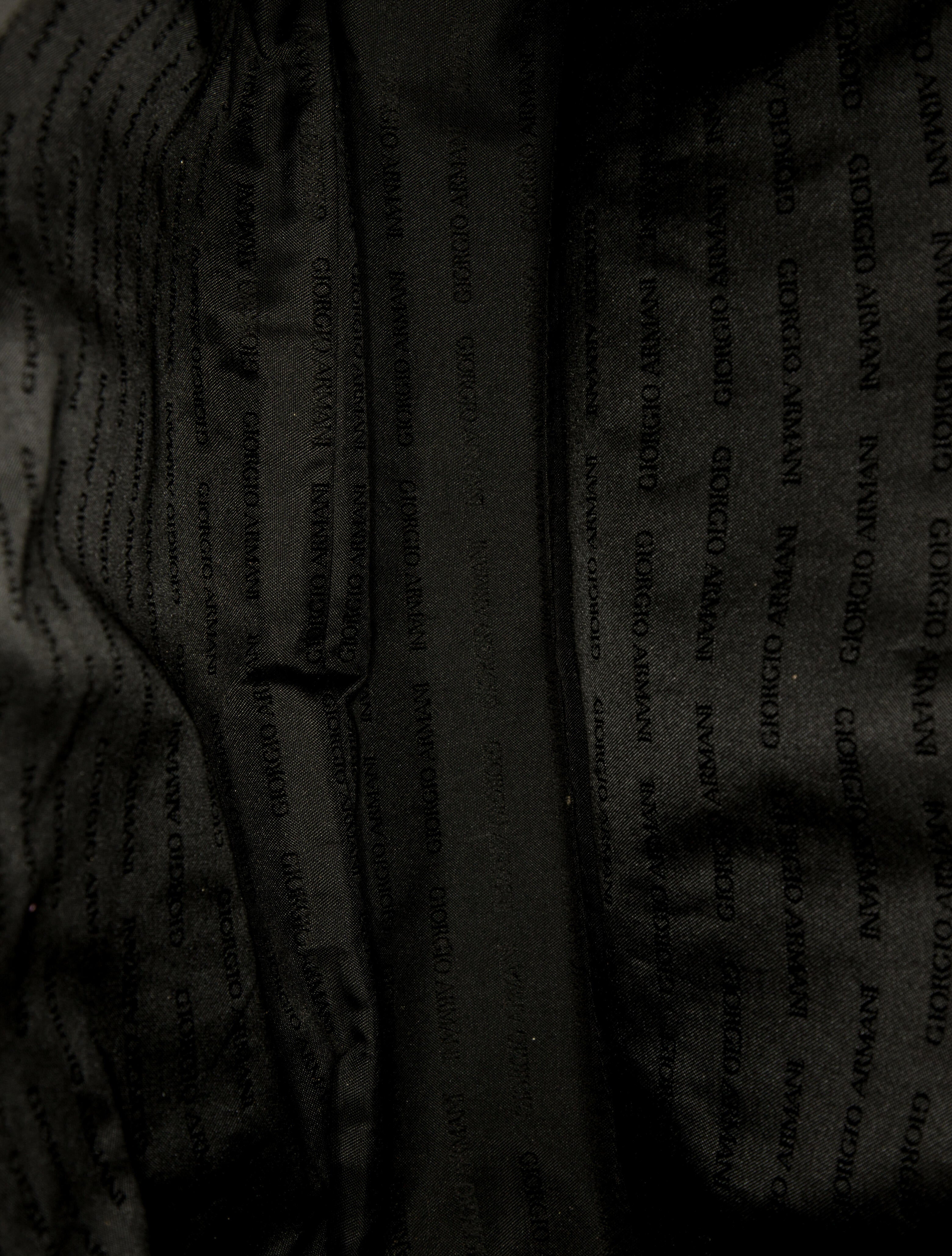 Giorgio Armani Leather Top Handle Bag