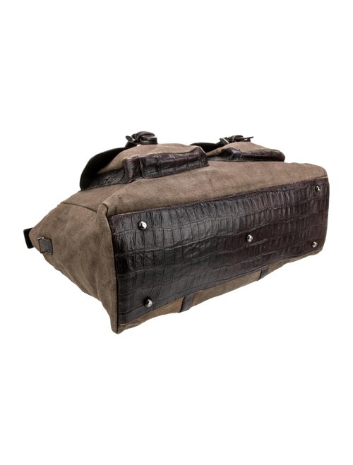 Giorgio Armani Canvas Weekender Bag