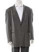 Giorgio Armani Wool Embroidered Accent Blazer