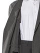 Giorgio Armani Wool Embroidered Accent Blazer