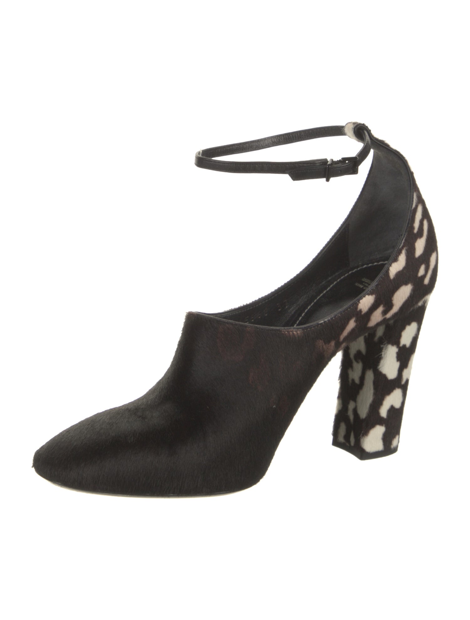 Giorgio Armani Ponyhair Animal Print Pumps