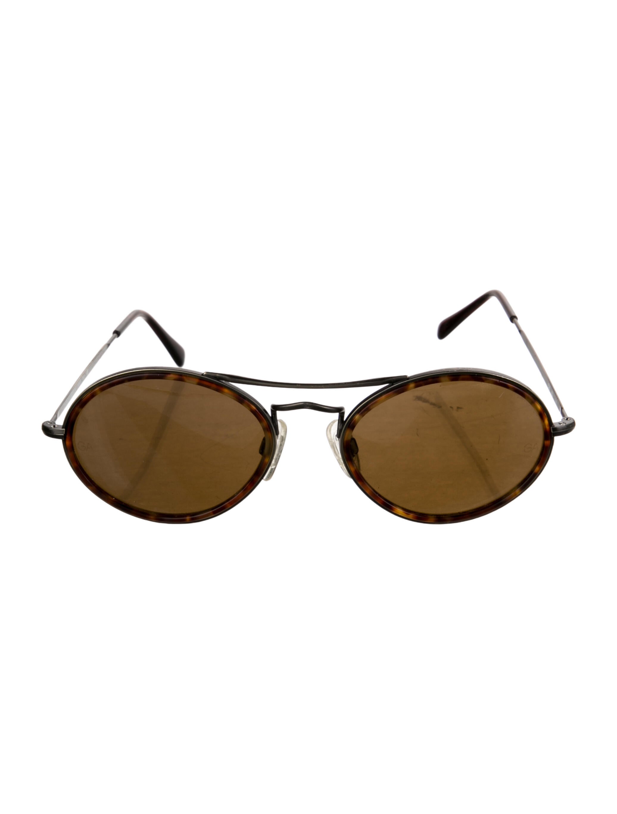 Giorgio Armani Aviator Tinted Sunglasses