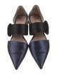 Giorgio Armani Leather D'Orsay Flats