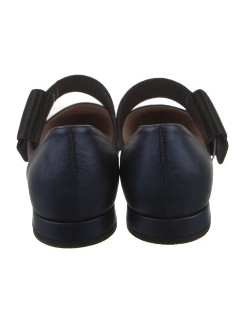 Giorgio Armani Leather D'Orsay Flats