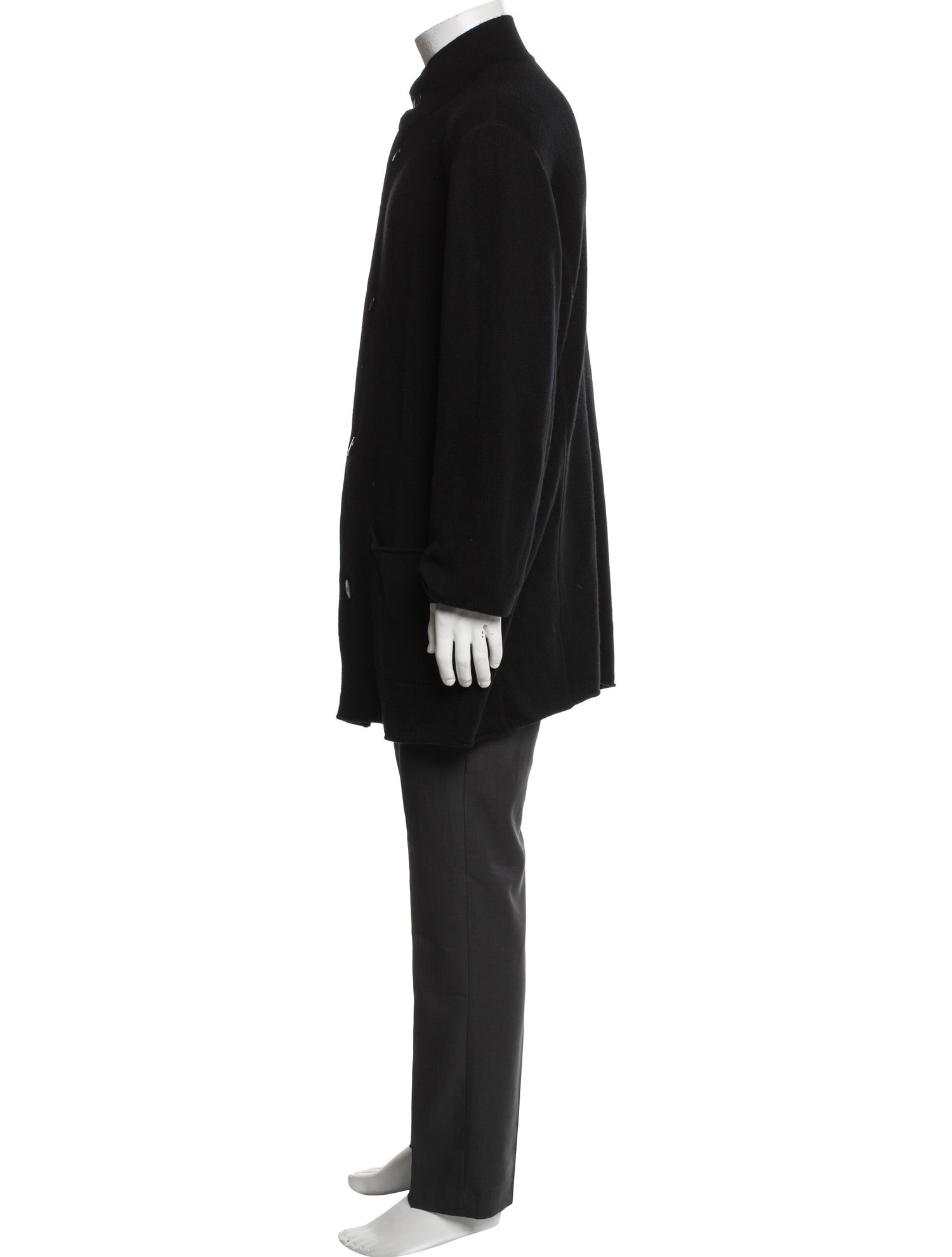 Giorgio Armani Cashmere Mock Neck Cardigan