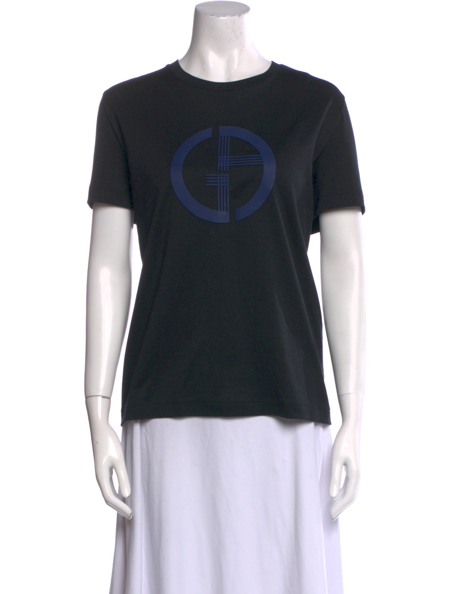 Giorgio Armani Graphic Print Crew Neck T-Shirt