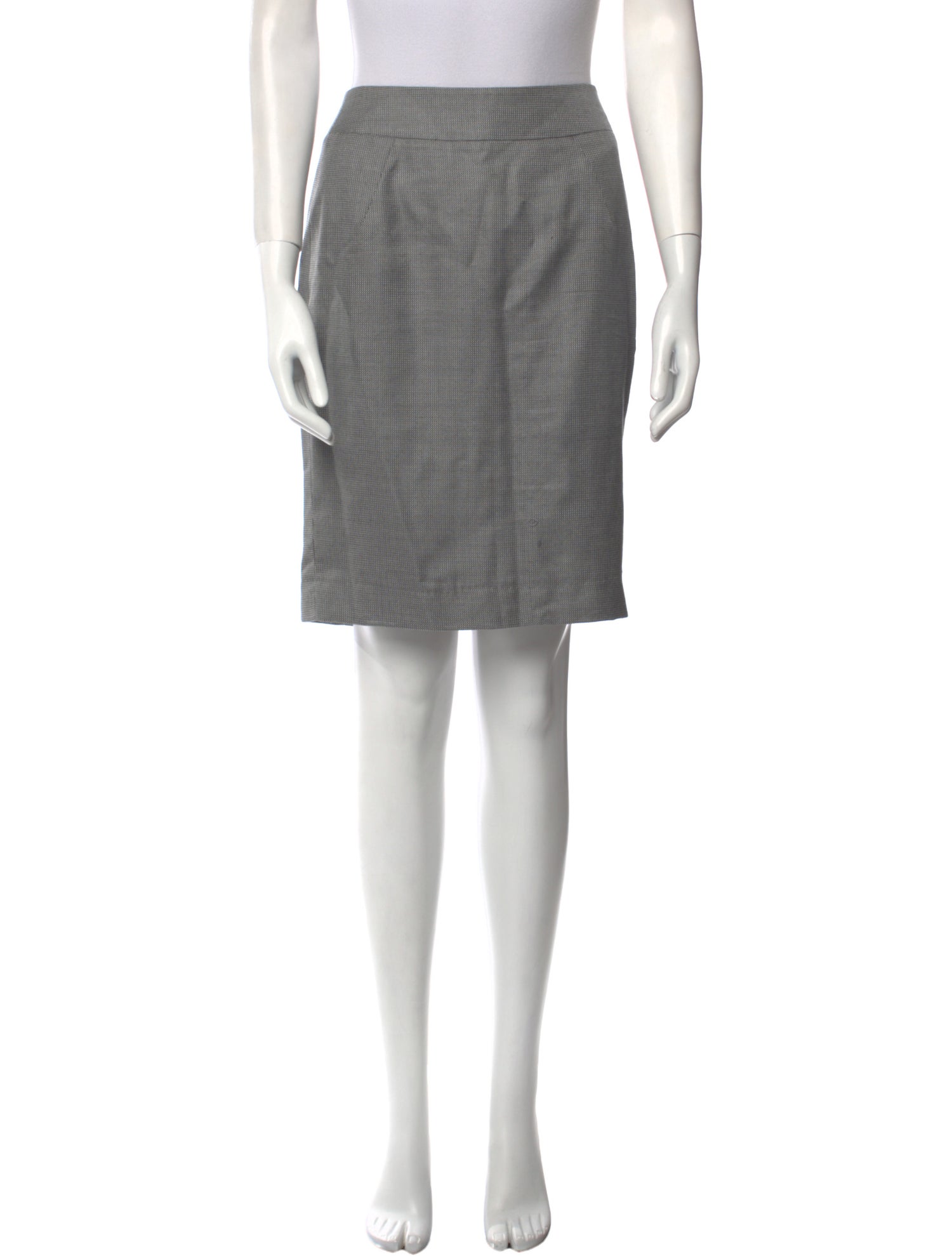 Giorgio Armani Virgin Wool Knee-Length Skirt