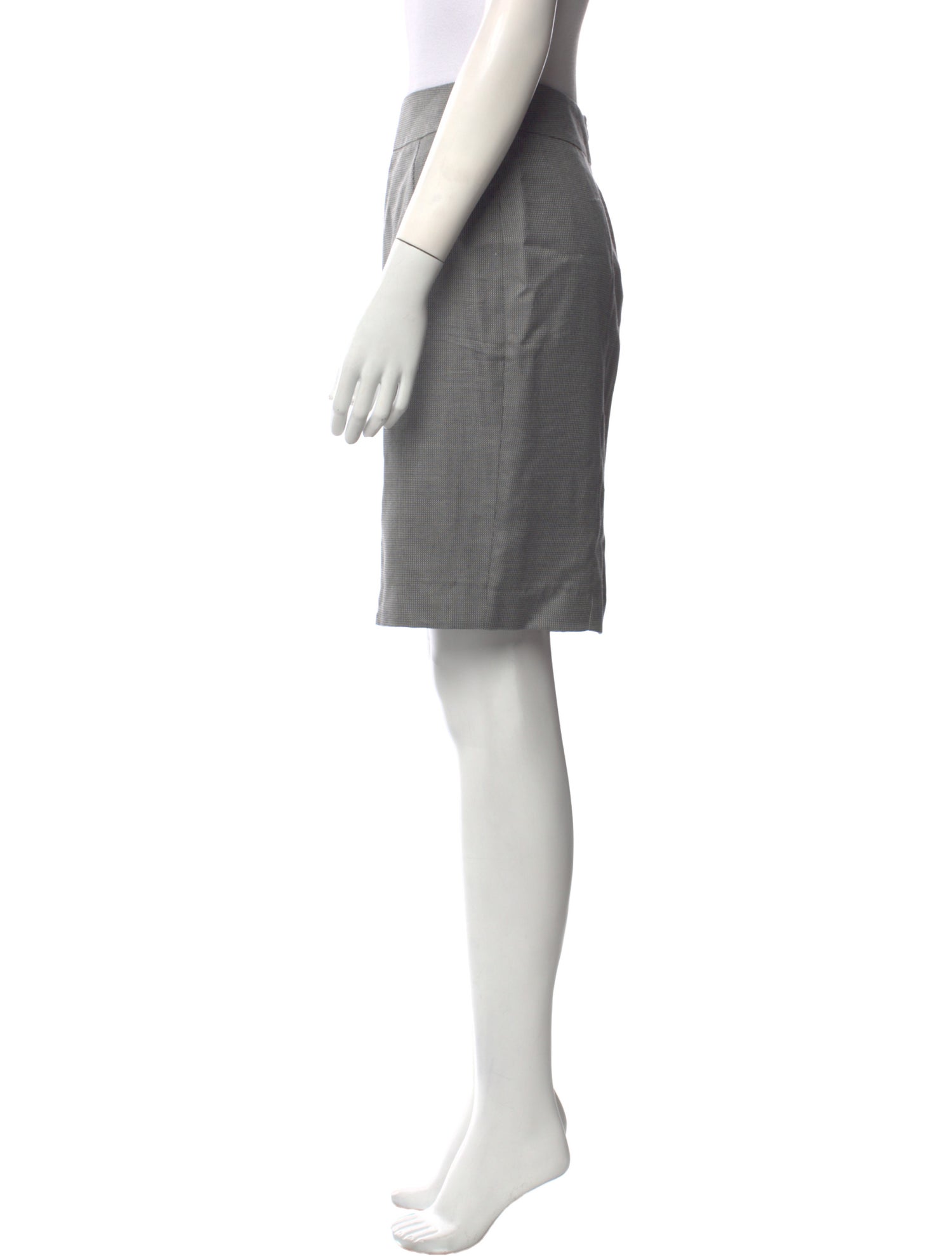 Giorgio Armani Virgin Wool Knee-Length Skirt