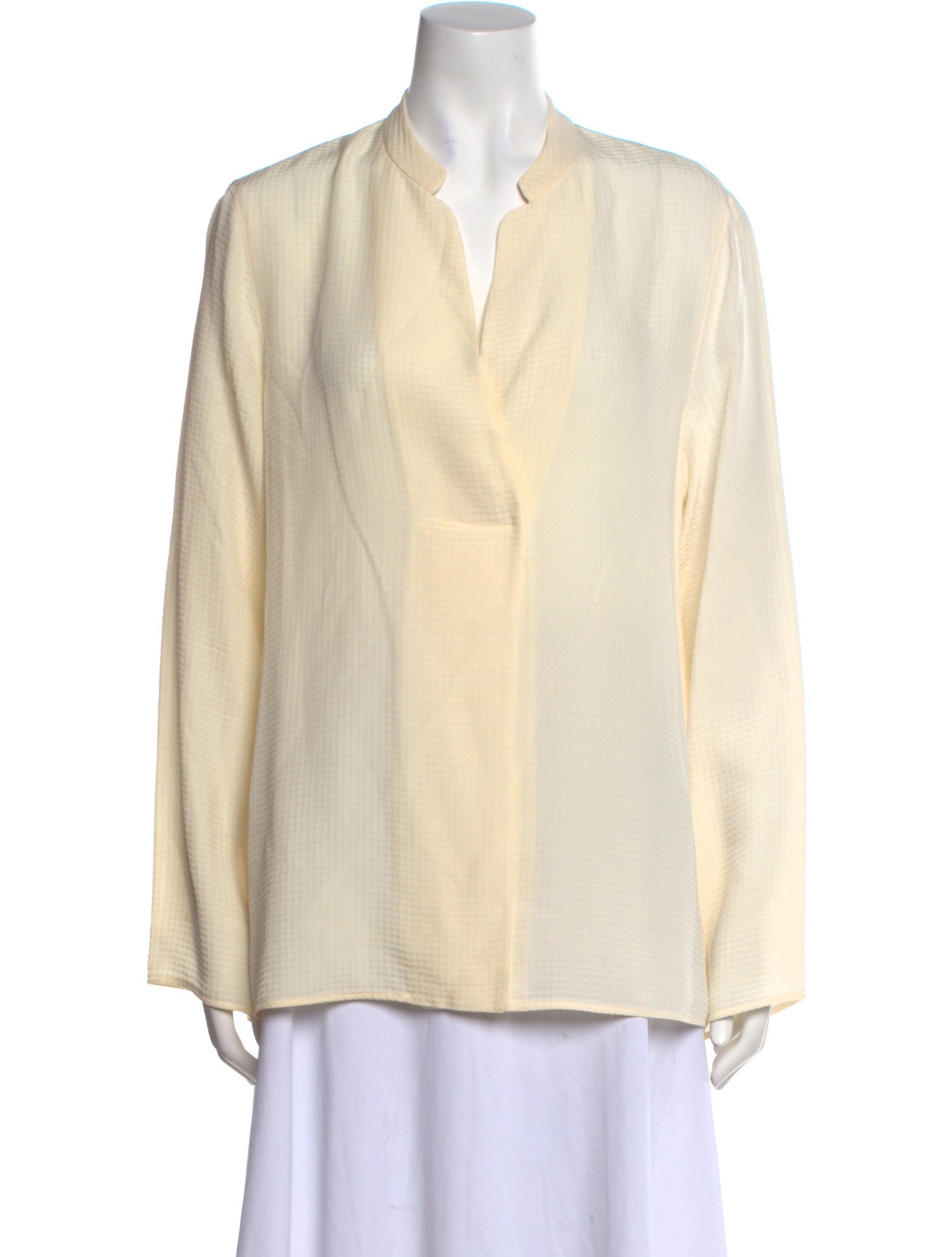 Giorgio Armani V-Neck Long Sleeve Tunic