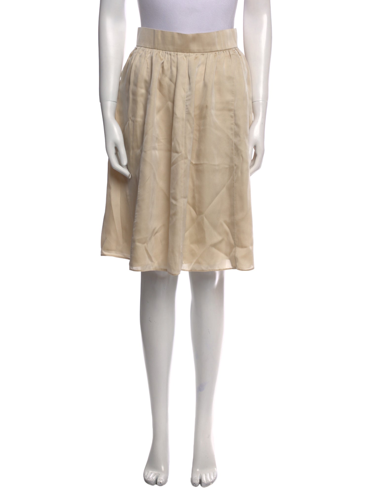 Giorgio Armani Silk Knee-Length Skirt