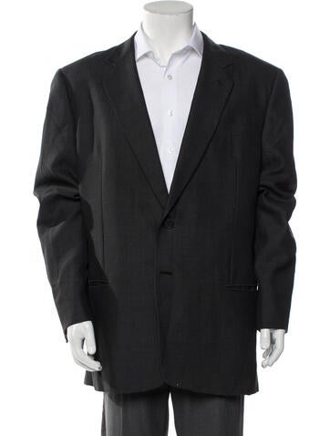 Giorgio Armani Outerwear Wool Overcoat Us48, It58 | XXL