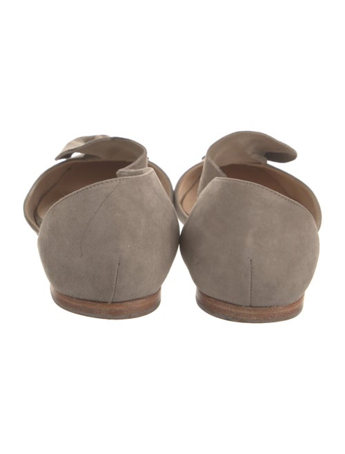 Giorgio Armani Suede D'Orsay Flats