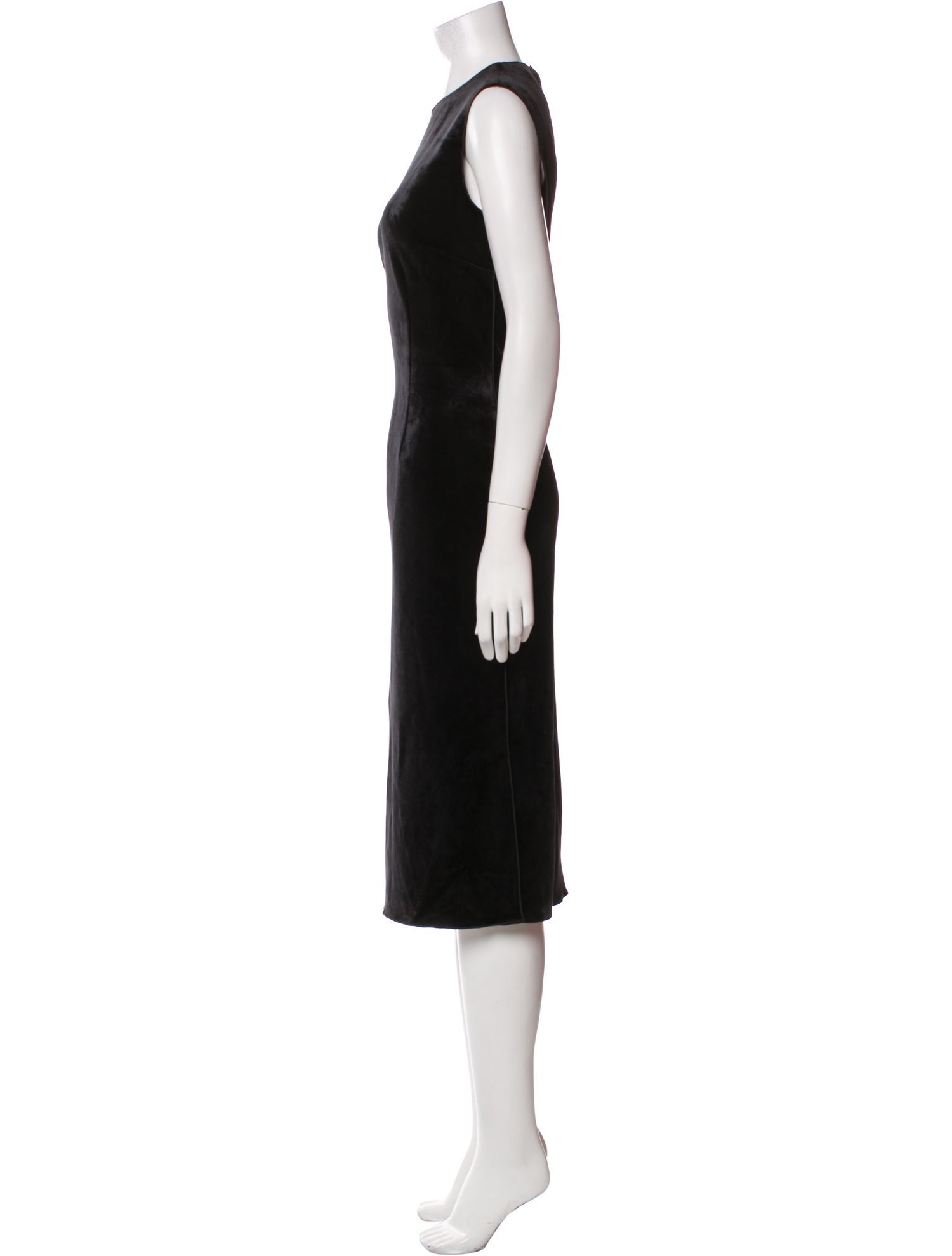 Giorgio Armani Crew Neck Midi Length Dress