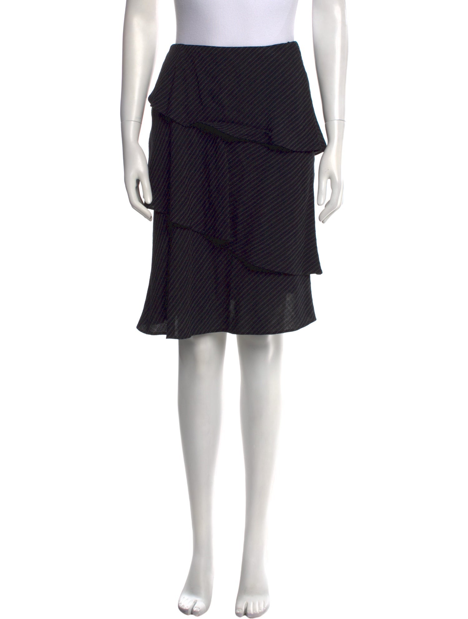 Giorgio Armani Wool Knee-Length Skirt