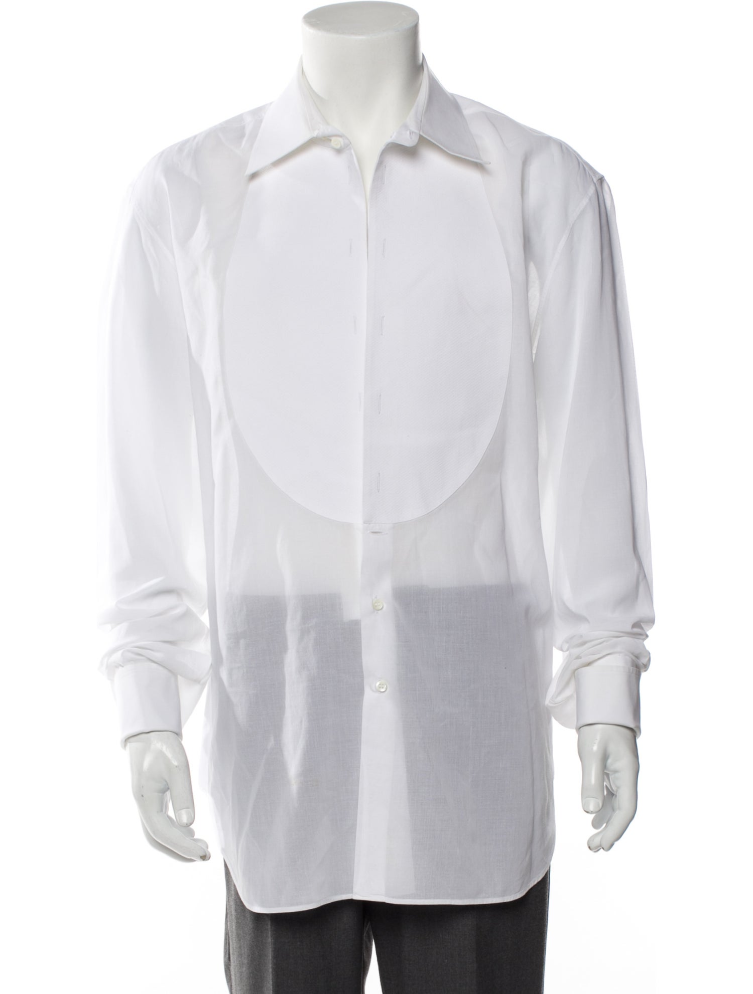 Giorgio Armani Long Sleeve Tuxedo Shirt