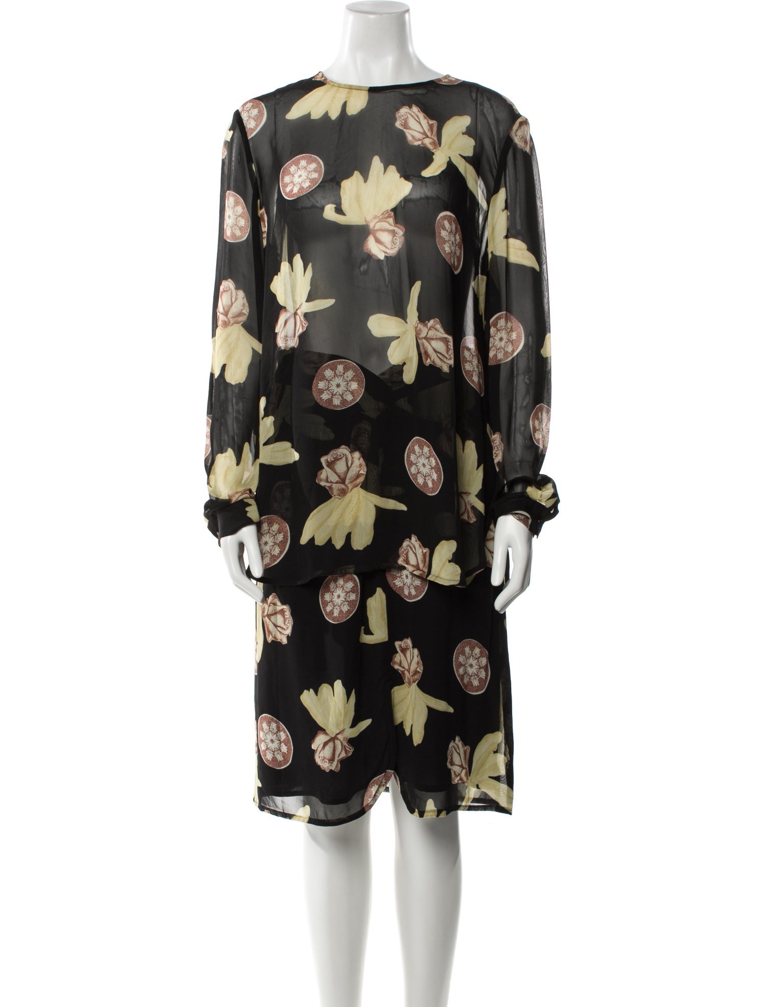 Giorgio Armani Printed Skirt Set