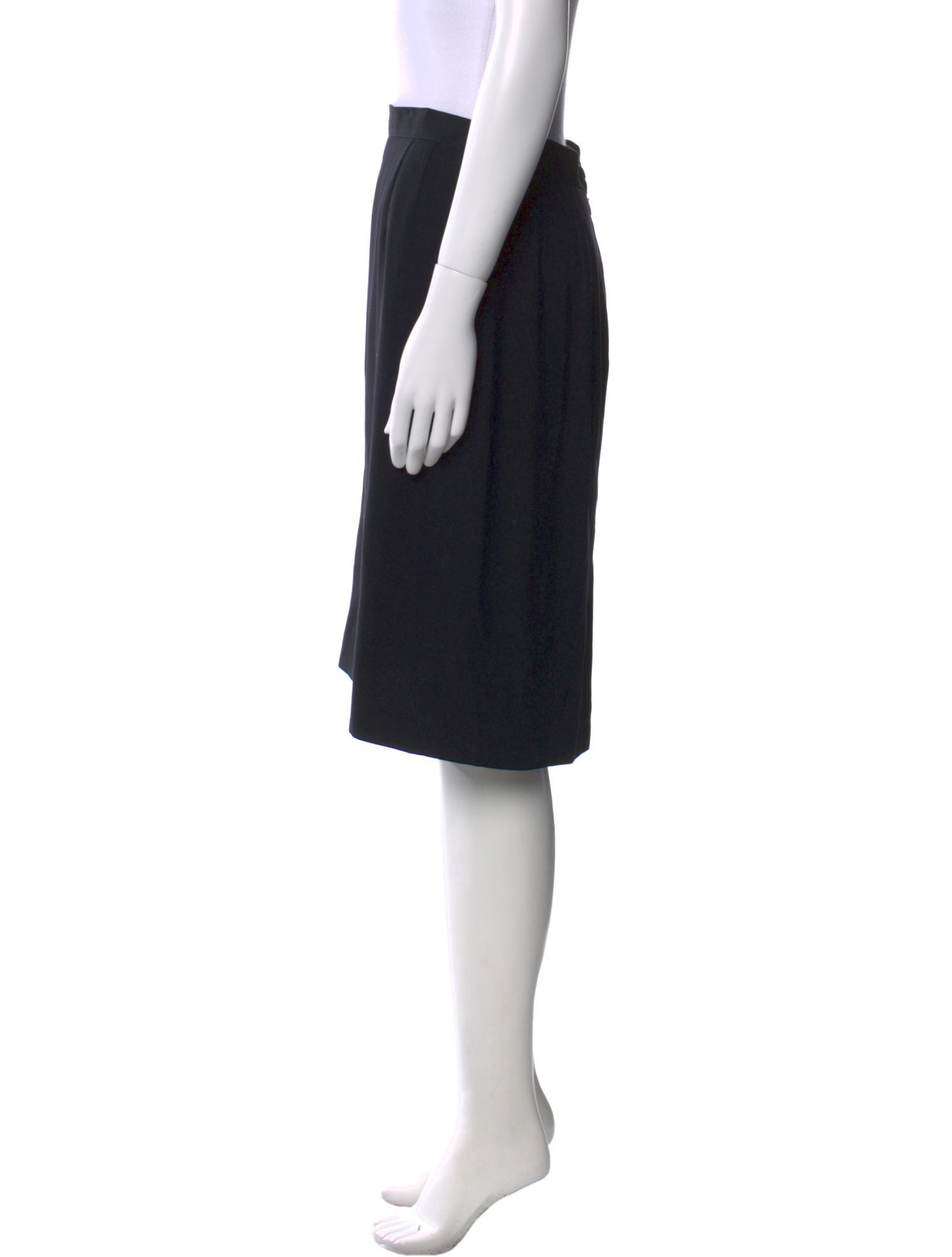Giorgio Armani Virgin Wool Knee-Length Skirt