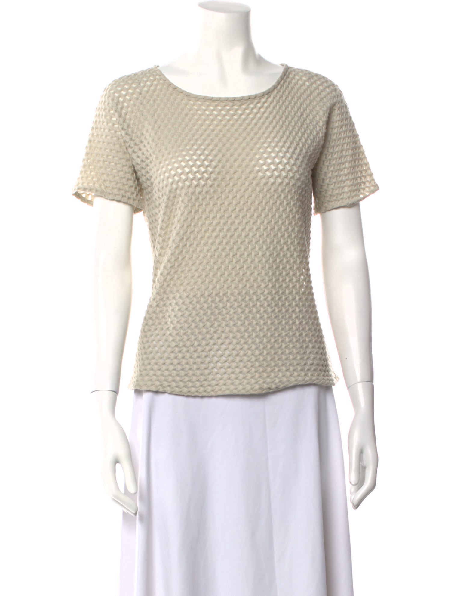 Giorgio Armani Scoop Neck Short Sleeve T-Shirt