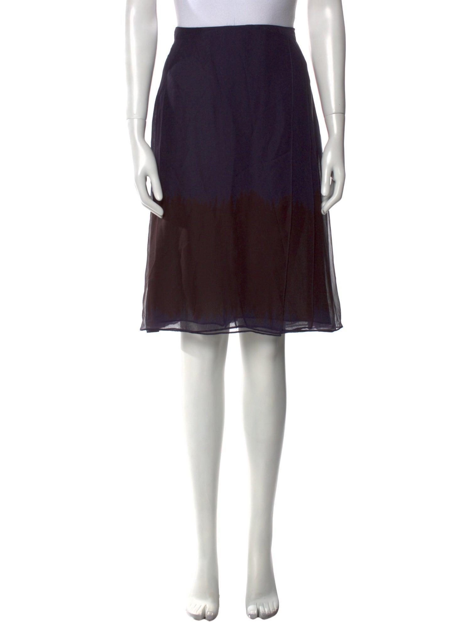 Giorgio Armani Linen Knee-Length Skirt