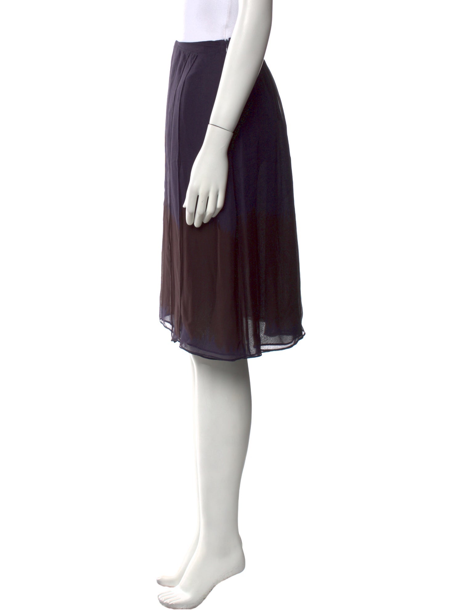 Giorgio Armani Linen Knee-Length Skirt