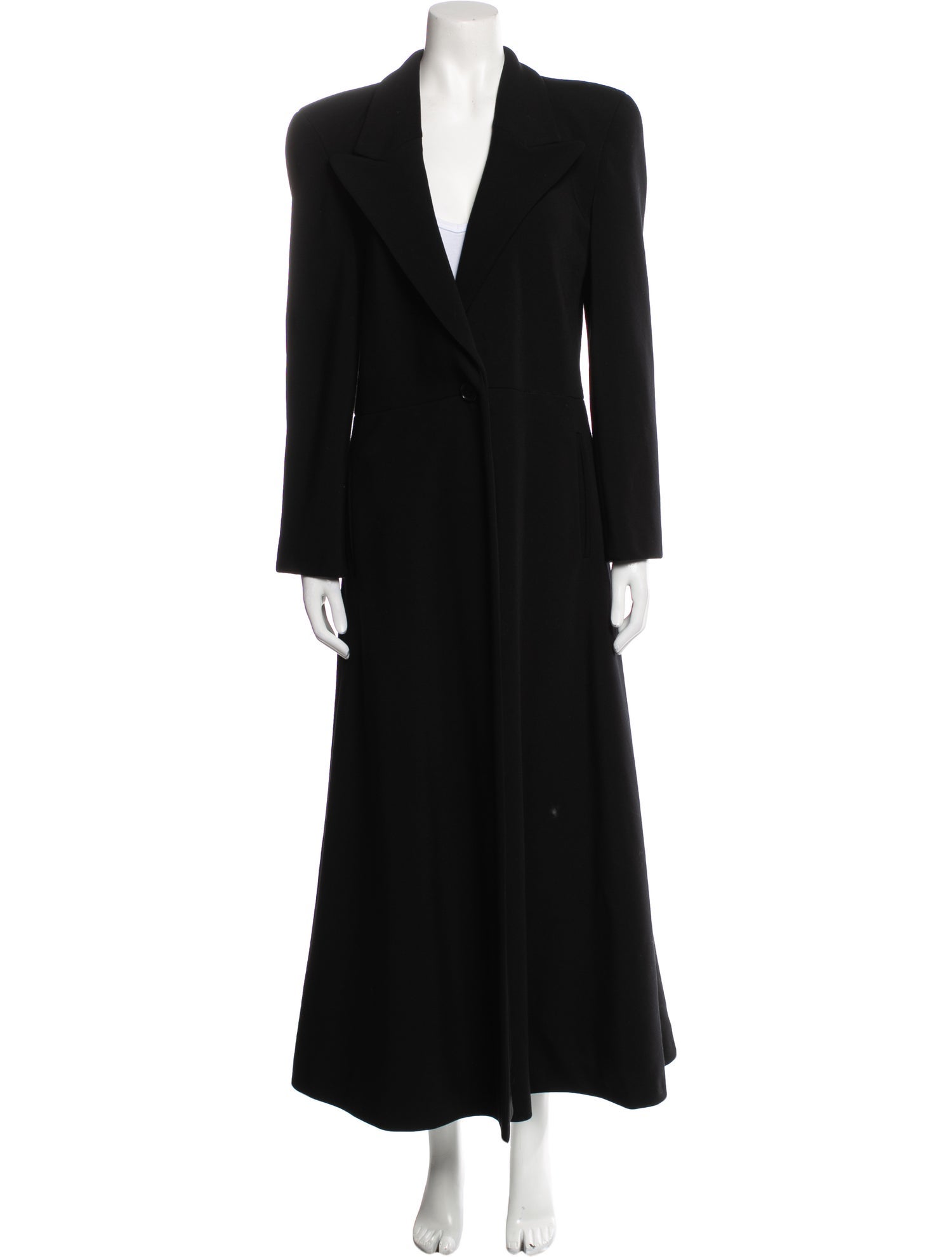 Giorgio Armani Virgin Wool Faux Fur Coat