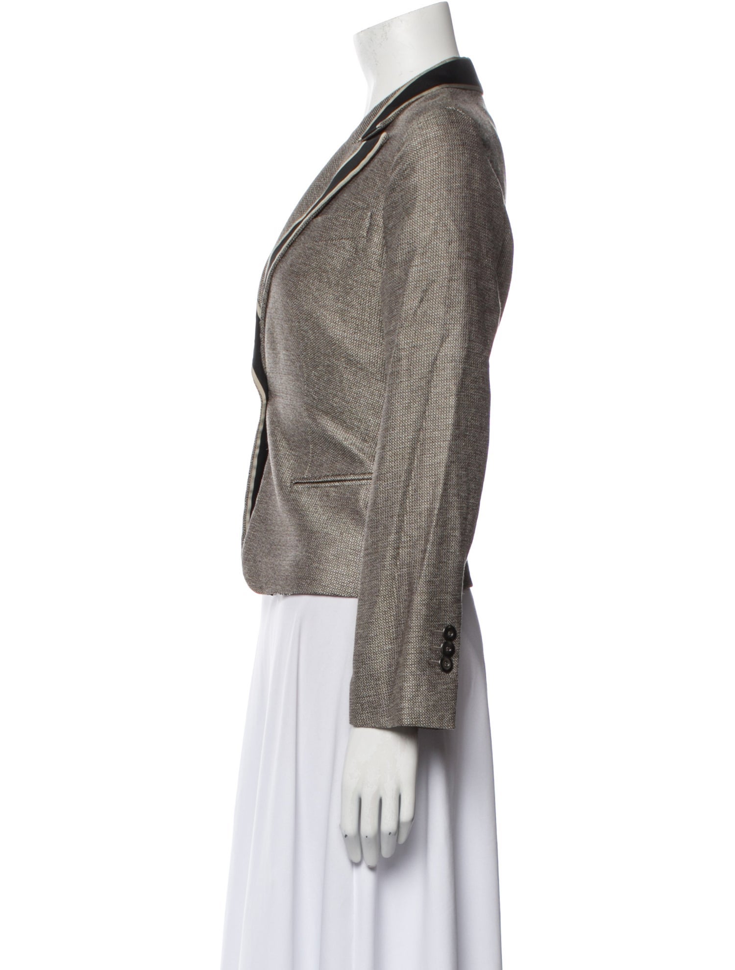 Giorgio Armani Silk Striped Blazer