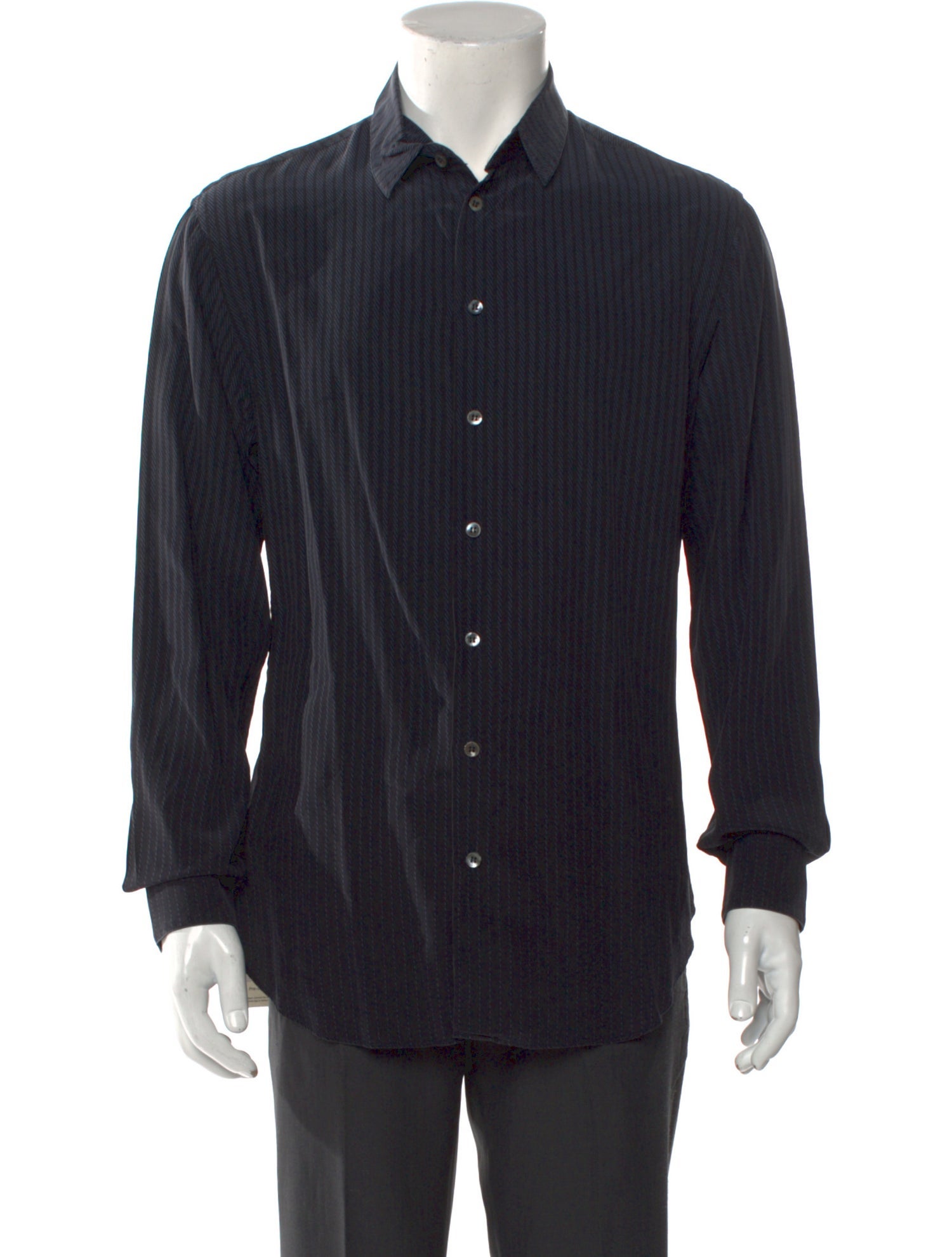 Giorgio Armani Silk Long Sleeve Shirt