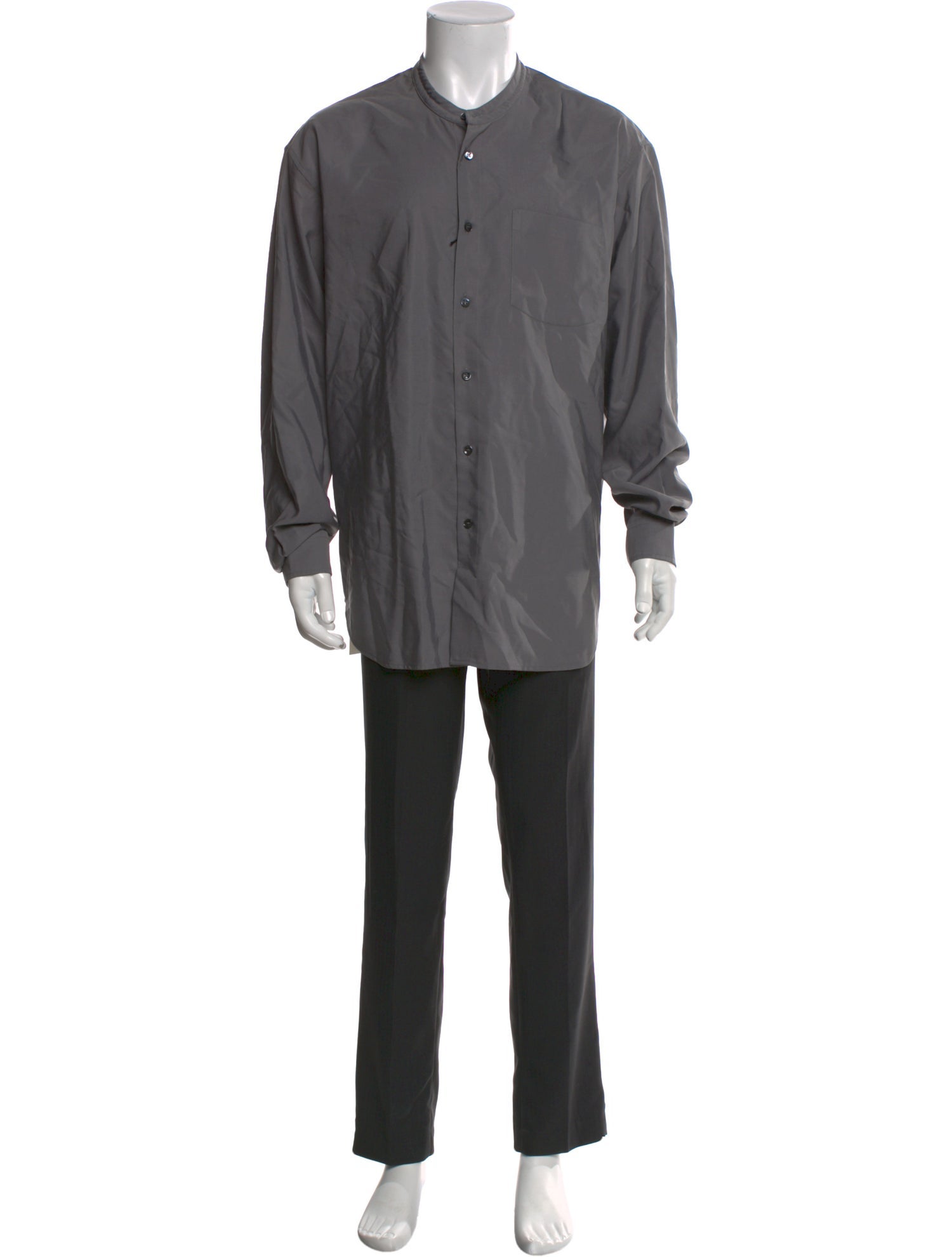 Giorgio Armani Silk Long Sleeve Dress Shirt w/ Tags