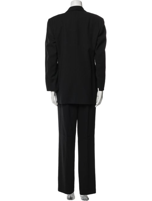 Giorgio Armani Wool Pleated Accents Pantsuit