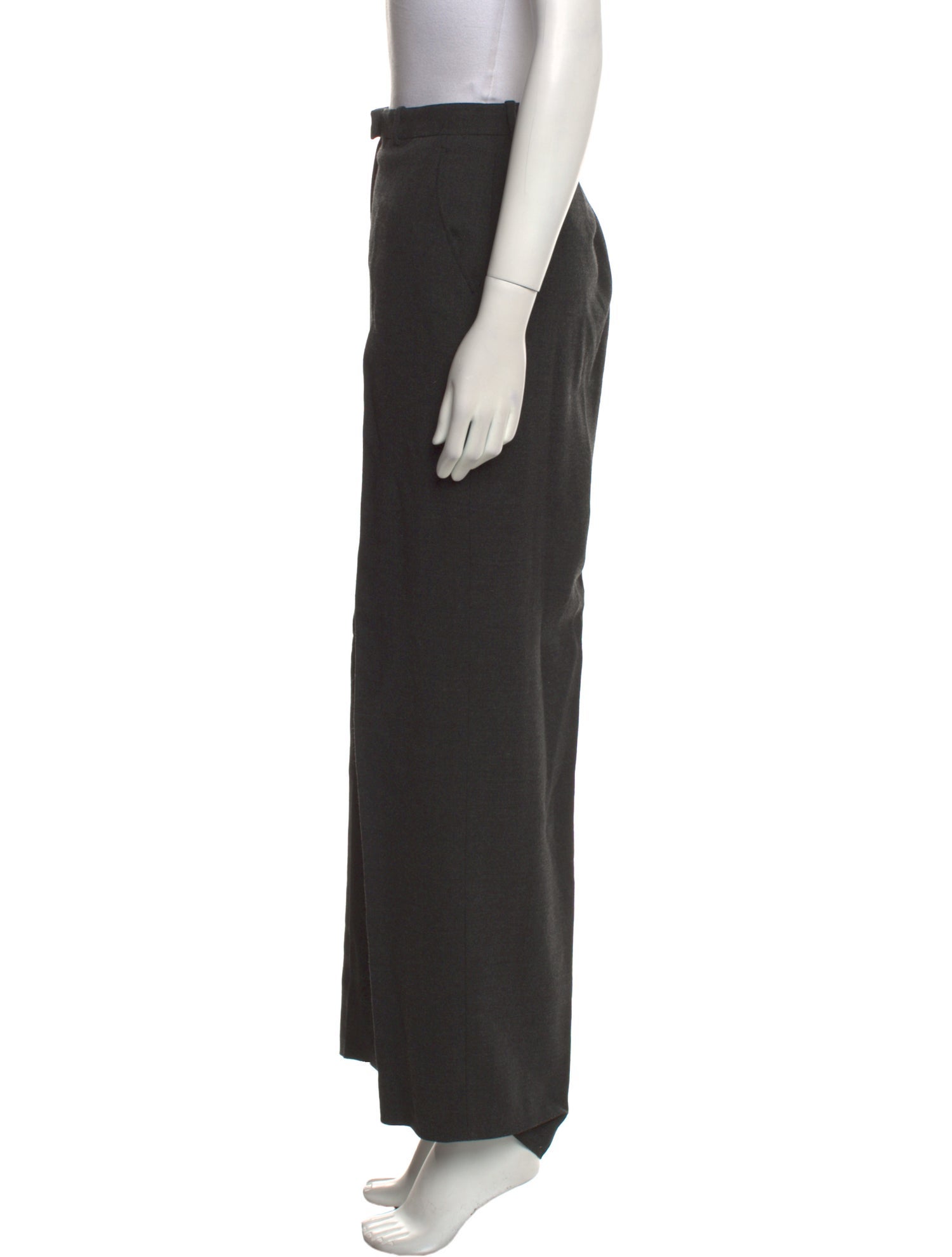 Giorgio Armani Virgin Wool Wide Leg Pants