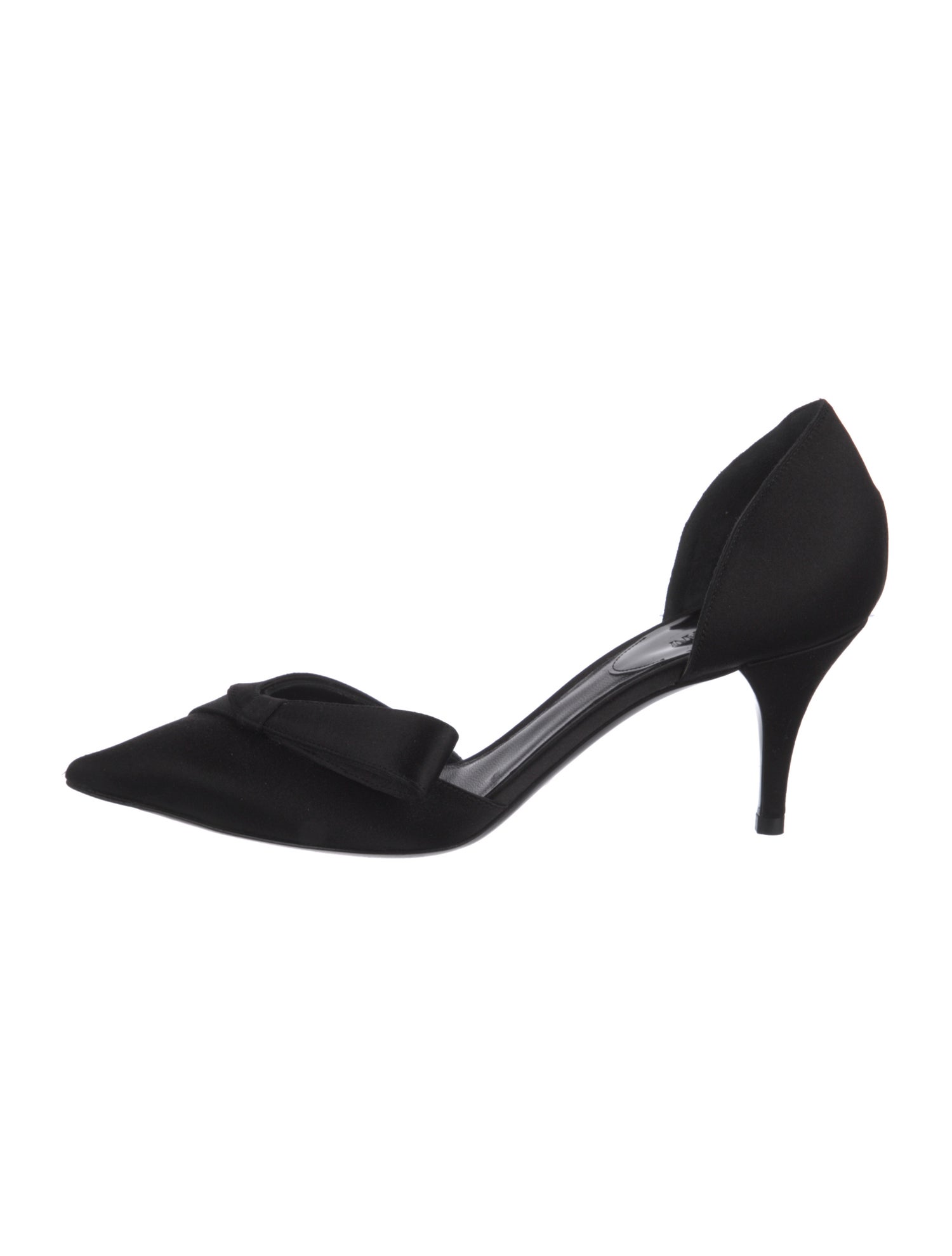 Giorgio Armani Satin D'Orsay Pumps