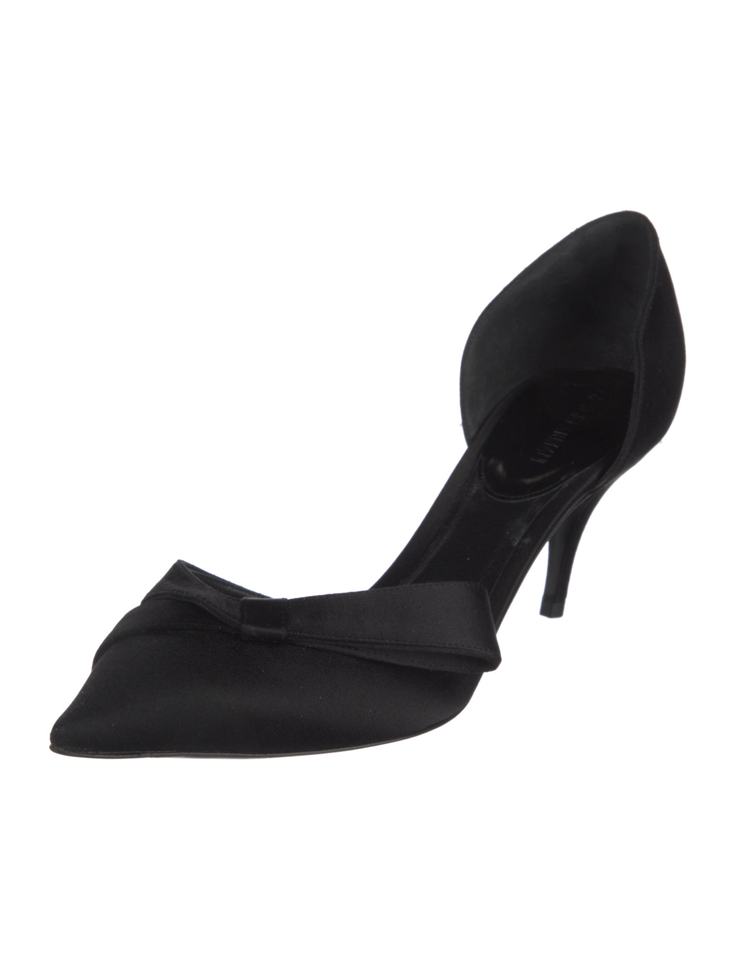 Giorgio Armani Satin D'Orsay Pumps