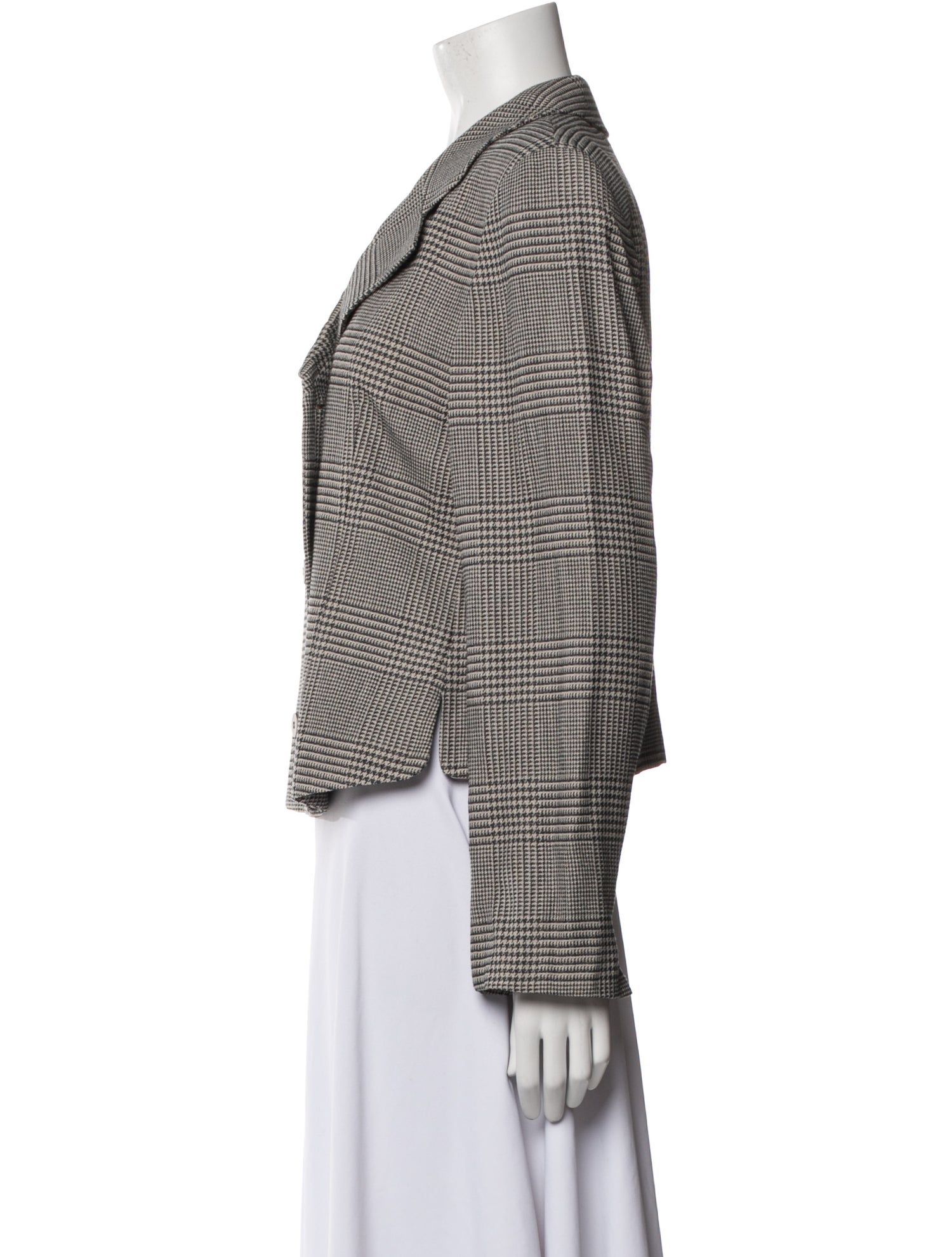 Giorgio Armani Houndstooth Print Blazer