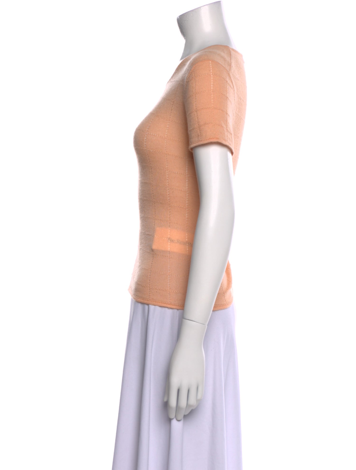 Giorgio Armani Cashmere Scoop Neck T-Shirt