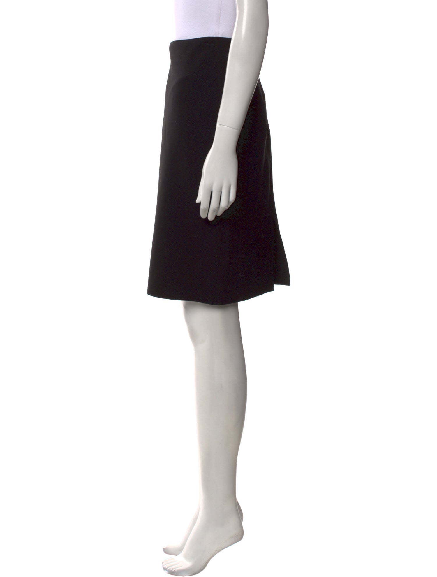Giorgio Armani Virgin Wool Knee-Length Skirt