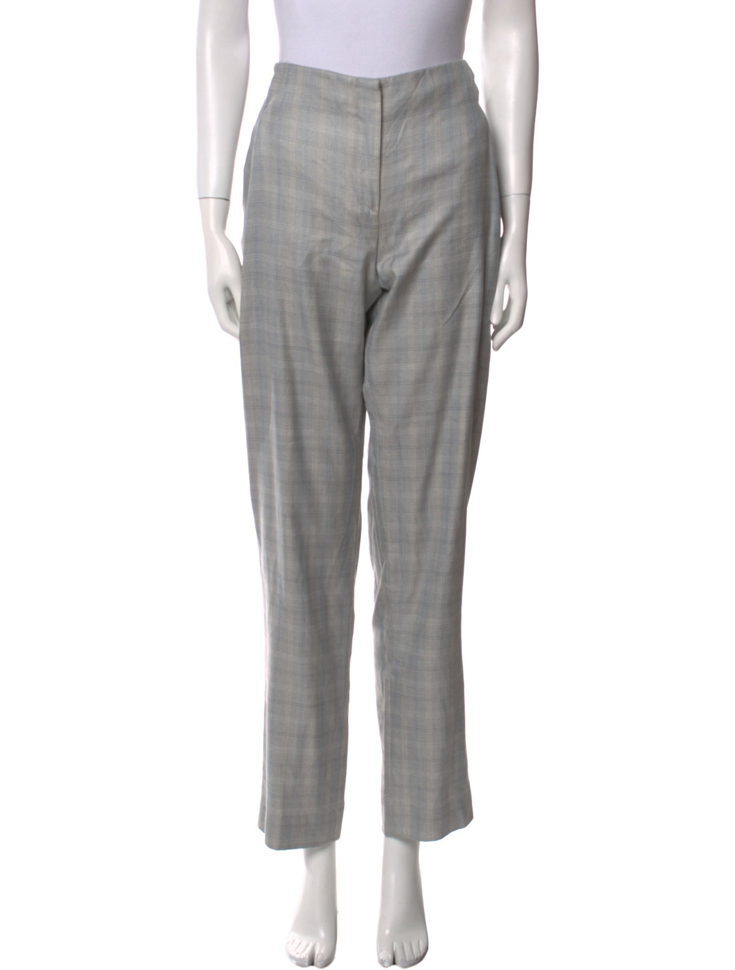 Giorgio Armani Virgin Wool Straight Leg Pants