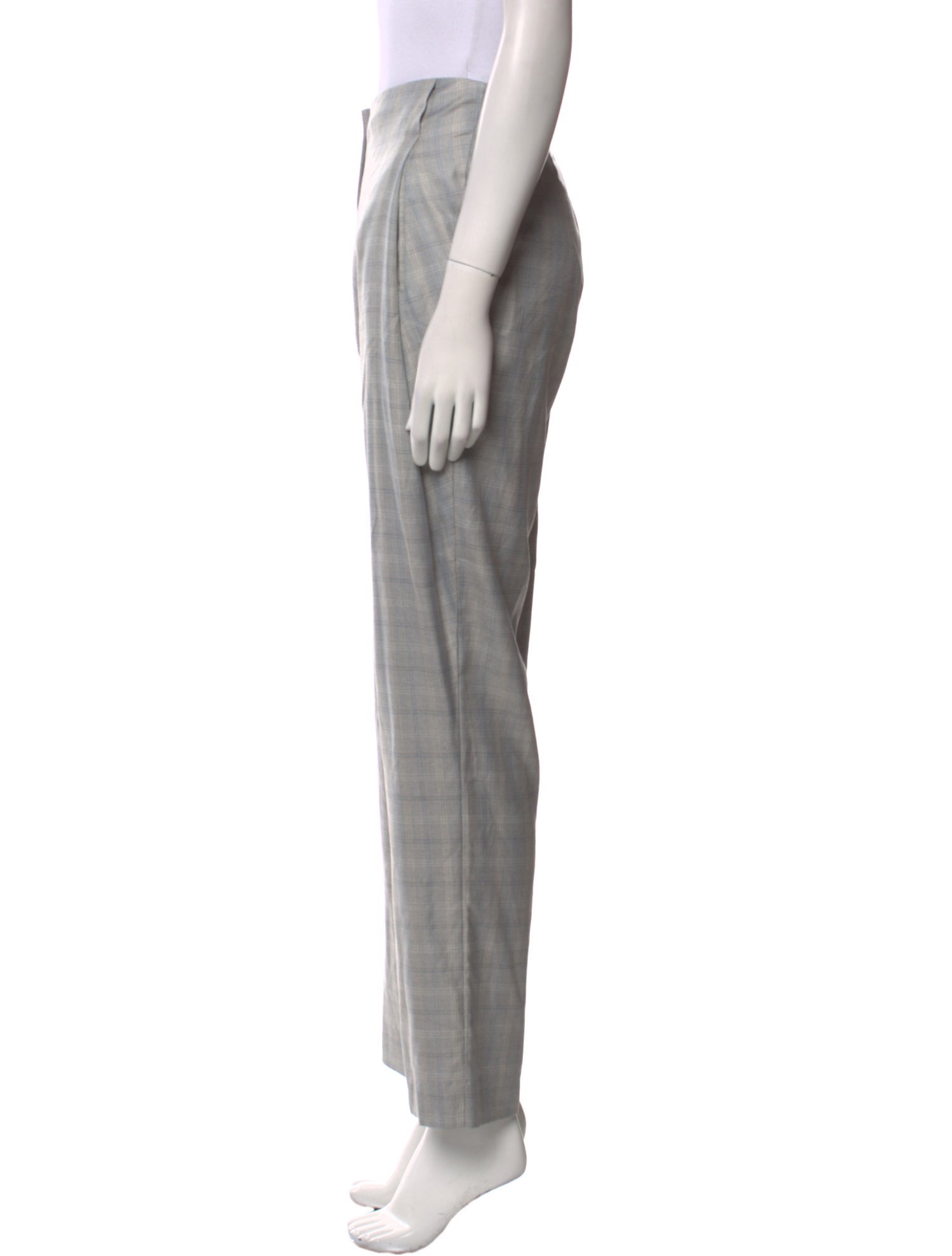 Giorgio Armani Virgin Wool Straight Leg Pants