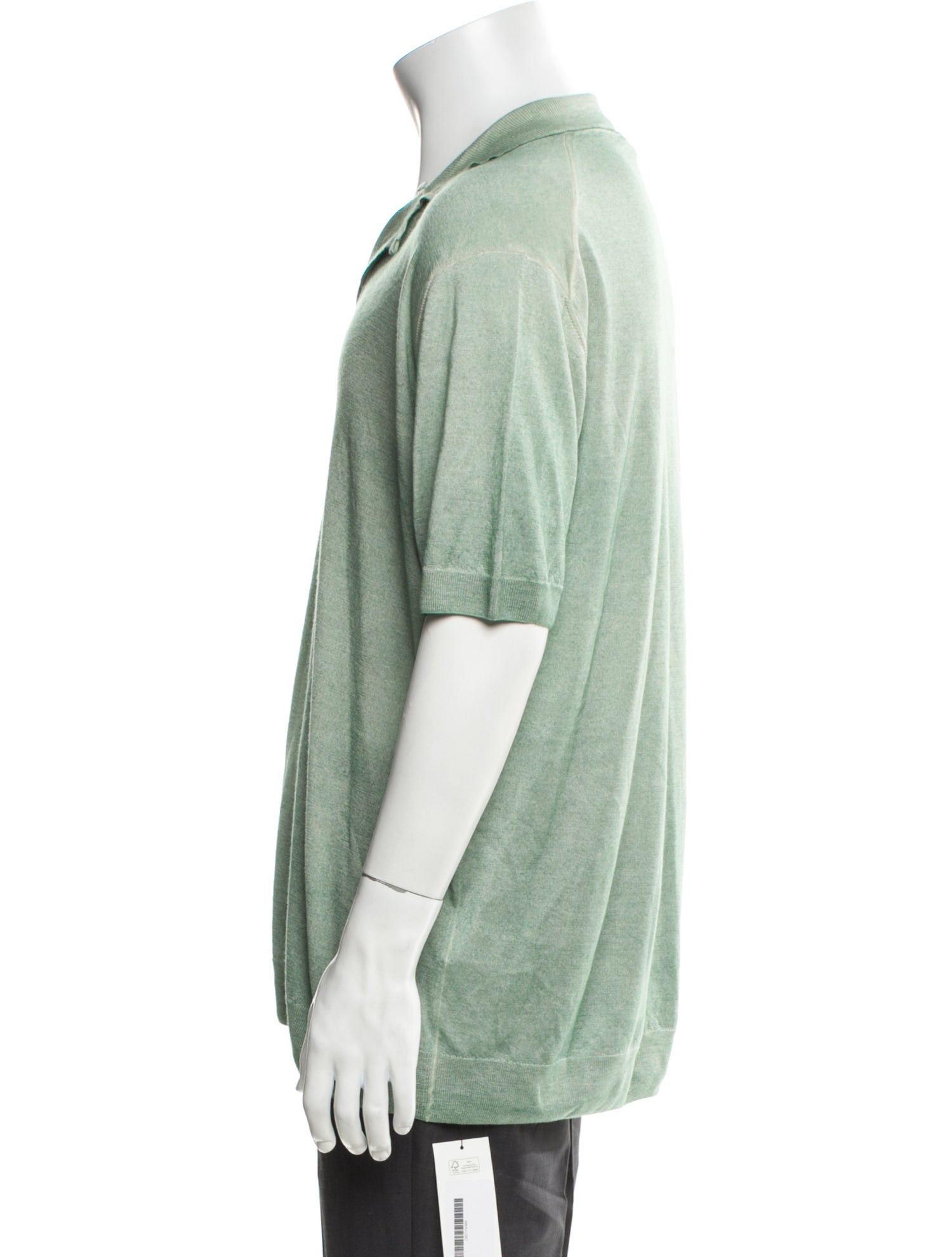 Giorgio Armani Cashmere Crew Neck Polo Shirt w/ Tags